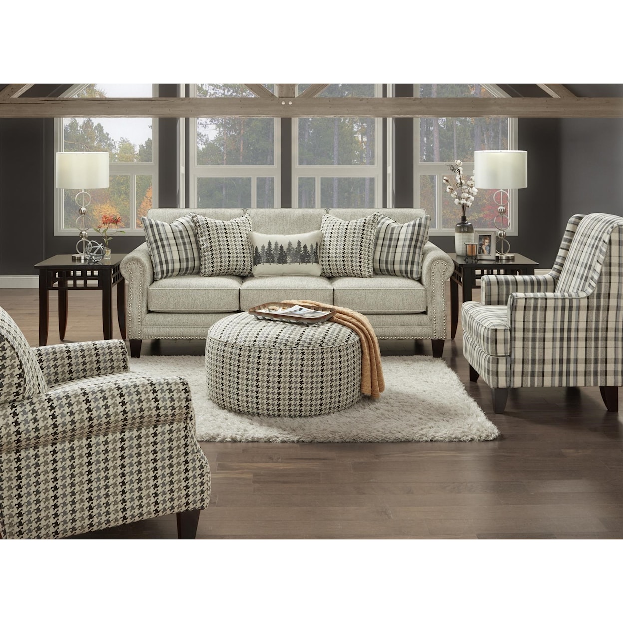 Fusion Furniture 2531-21 PAPERCHASE BERBER (REVOLUTION) Sofa