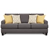 Fusion Furniture 2600 MAXWELL GRAY DIJON GROUP Sofa