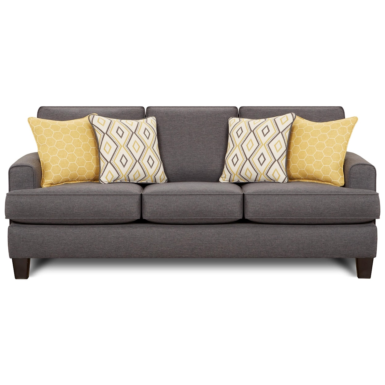 Fusion Furniture 2600 MAXWELL GRAY DIJON GROUP Sleeper