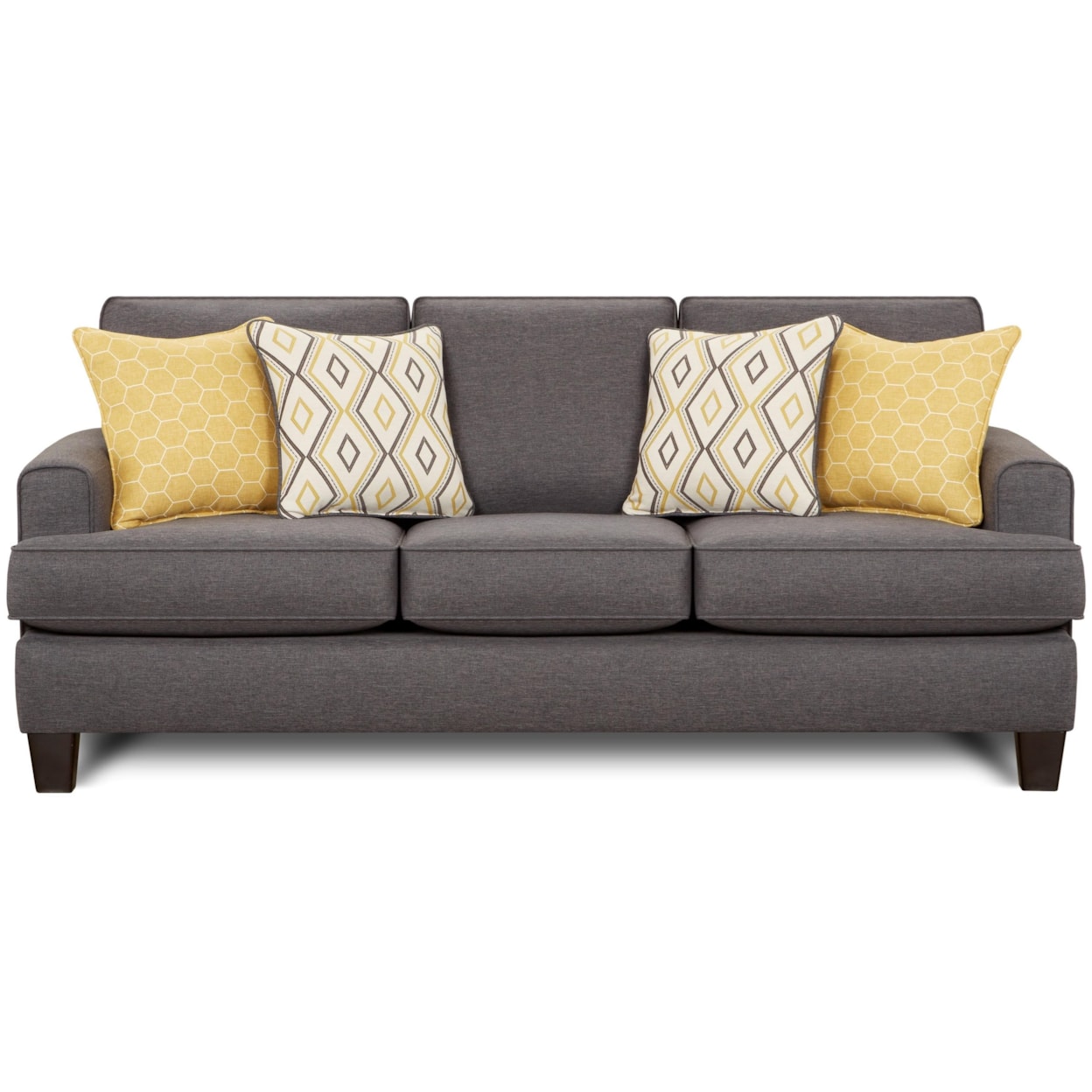 Fusion Furniture 2600 MAXWELL GRAY DIJON GROUP Sleeper