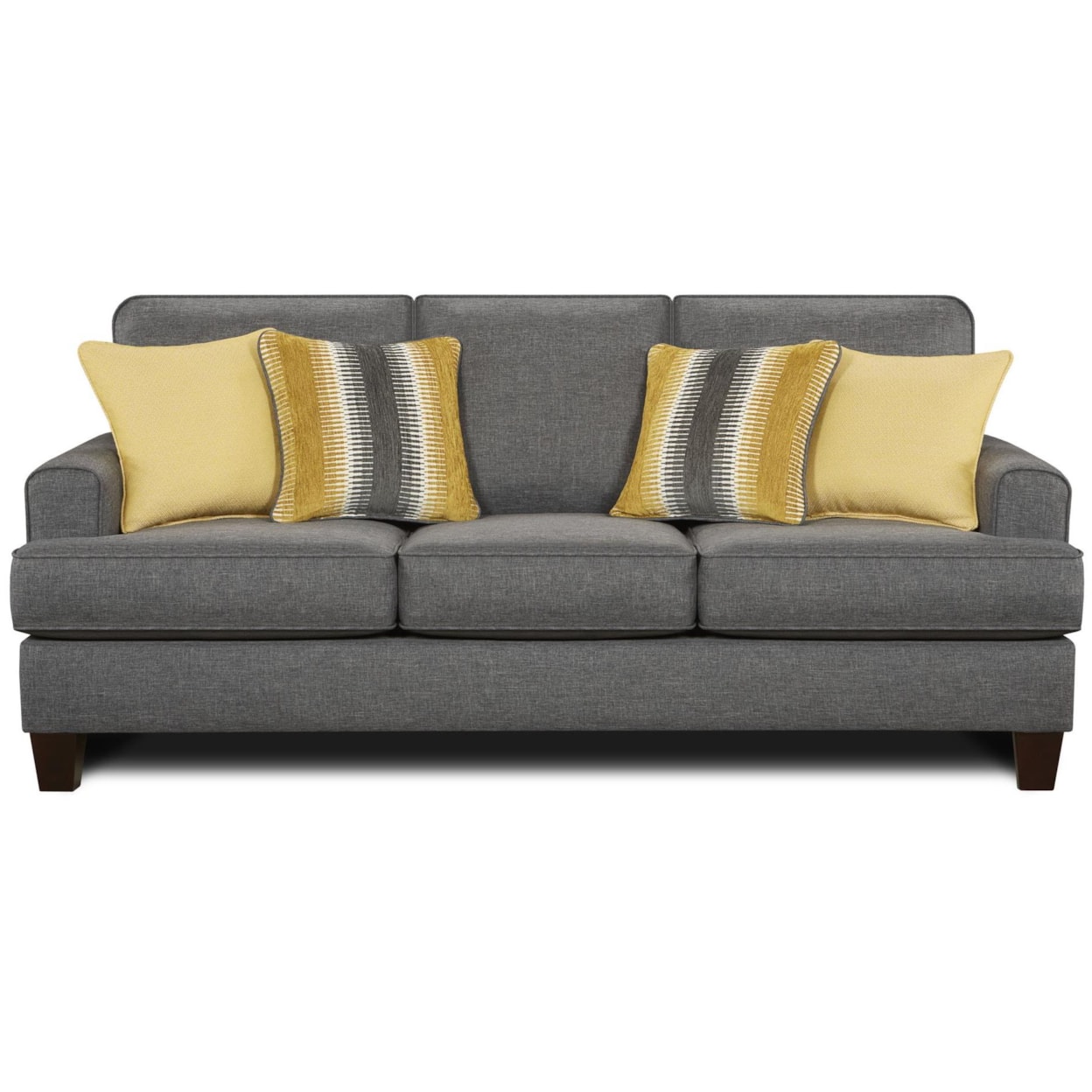 Fusion Furniture 2600 Maxwell Gray Sleeper