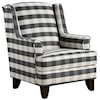 Fusion Furniture 1170 POPSTITCH SHELL (LIVESMART) Accent Chair