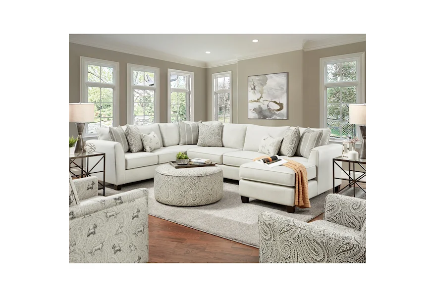 28 HOMECOMING STONE (REVOLUTION) Living Room Group by Fusion Furniture at Esprit Decor Home Furnishings