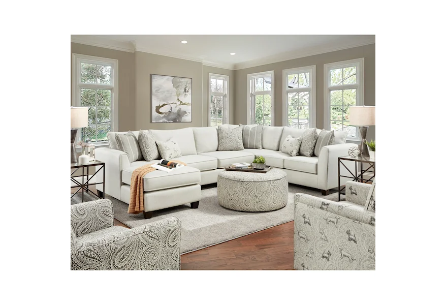 28 HOMECOMING STONE (REVOLUTION) Living Room Group by Fusion Furniture at Z & R Furniture
