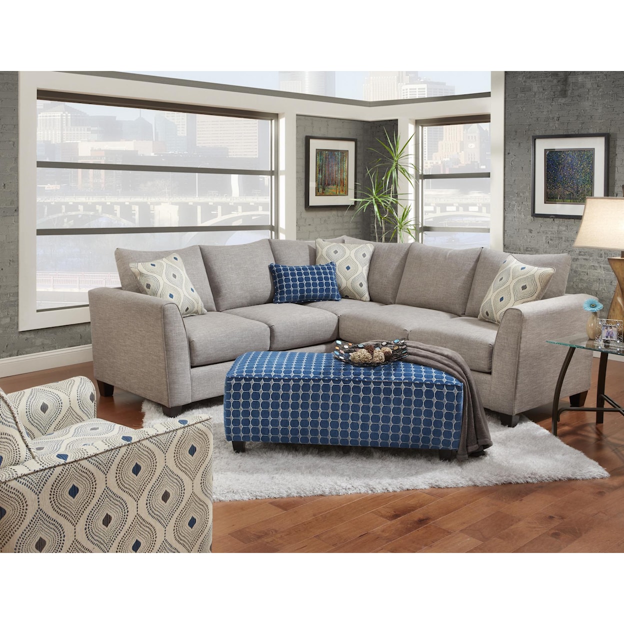 Fusion Furniture 2806 PARADIGM QUARTZ Living Room Group