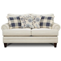 Transitional Loveseat