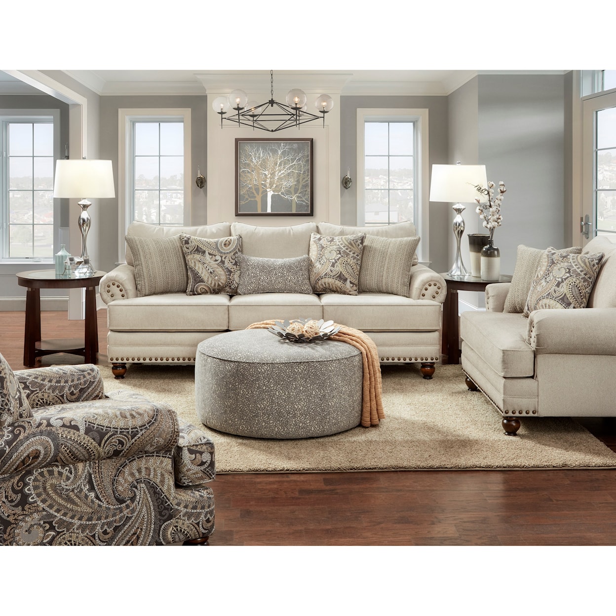 Hickory Lane 2820-KP CARYS DOE Stationary Living Room Group