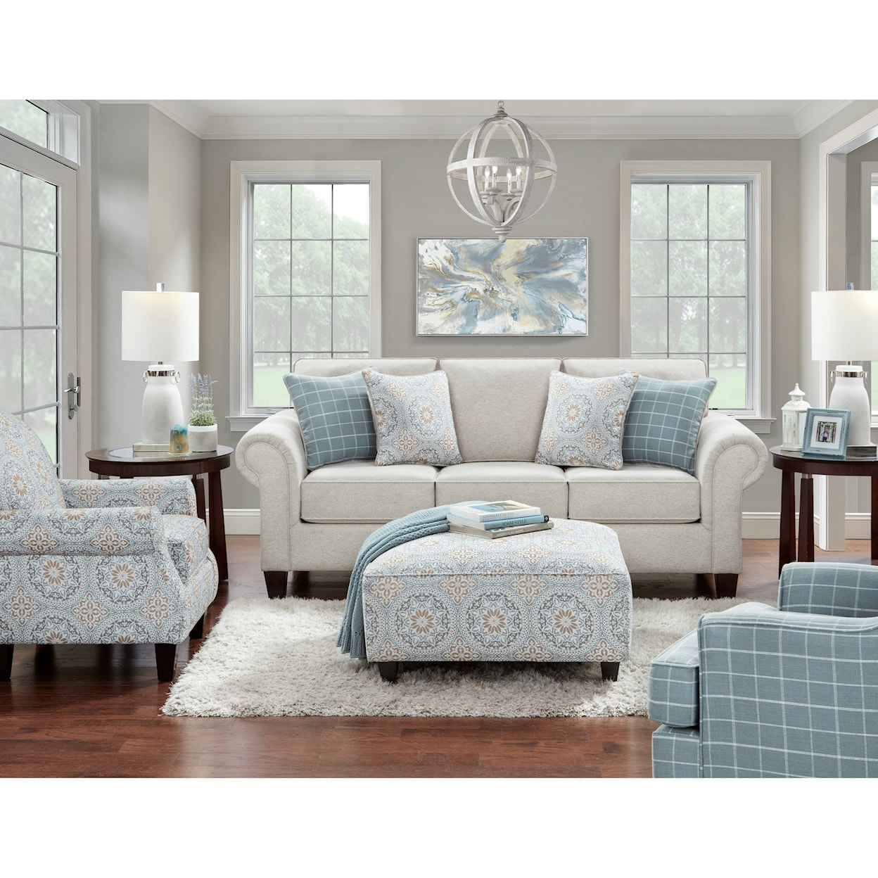 Fusion Furniture 3100 BATES NICKLE Living Room Group