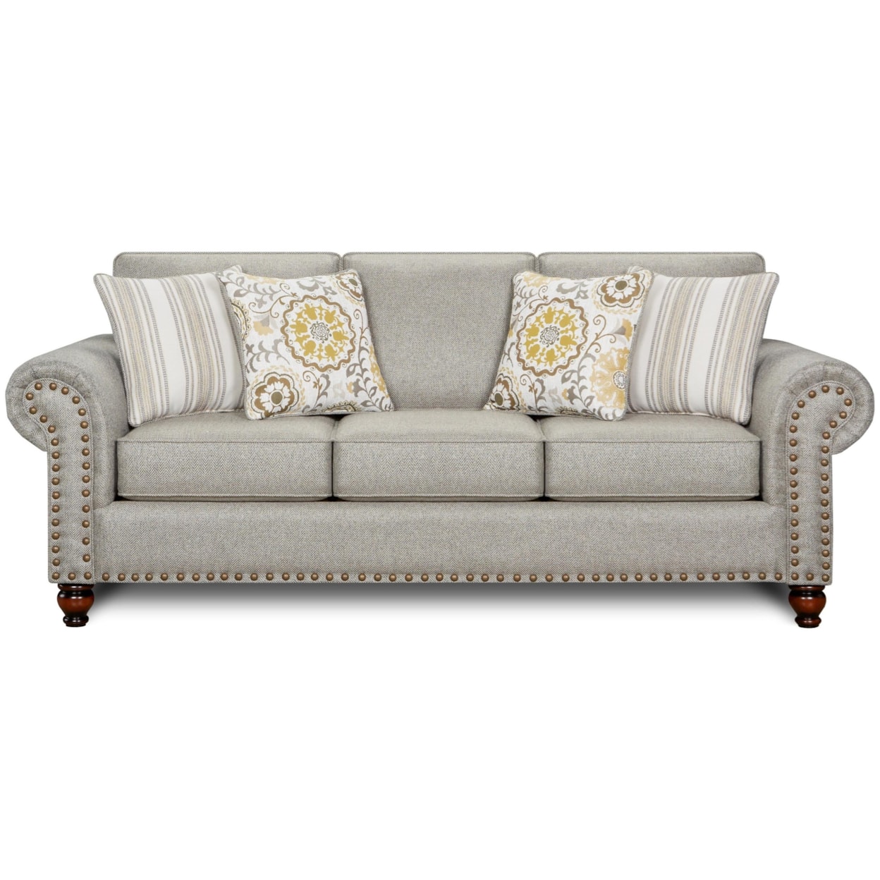 Fusion Furniture 3110 ROMERO STERLING (REVOLUTION) Sofa