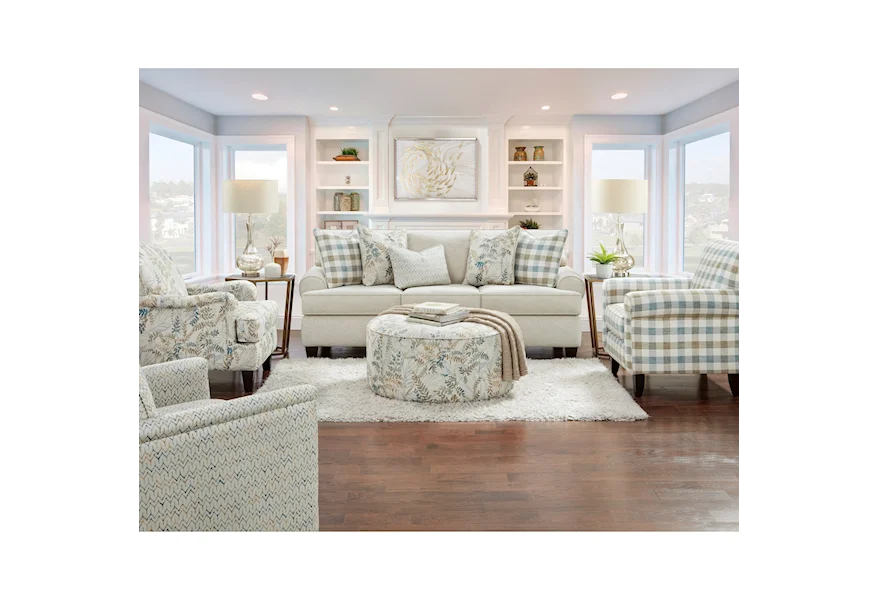 39-00KP FELIX DUNE Living Room Group by VFM Signature at Virginia Furniture Market