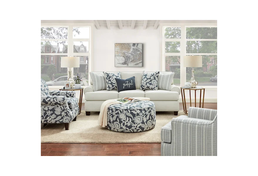 39-00KP AWESOME OATMEAL (REV) Living Room Group by Fusion Furniture at Furniture Barn