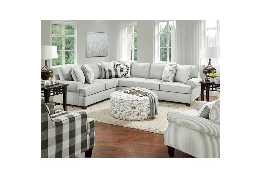 39 DIZZY IRON Living Room Group by Fusion Furniture at Comforts of Home