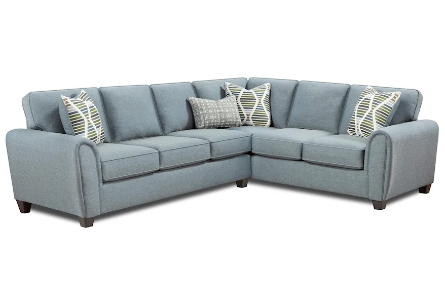 49-00KP MACARENA MARINE (REVOLUTION) 2-Piece L-Shape Sectional by Fusion Furniture at Z & R Furniture