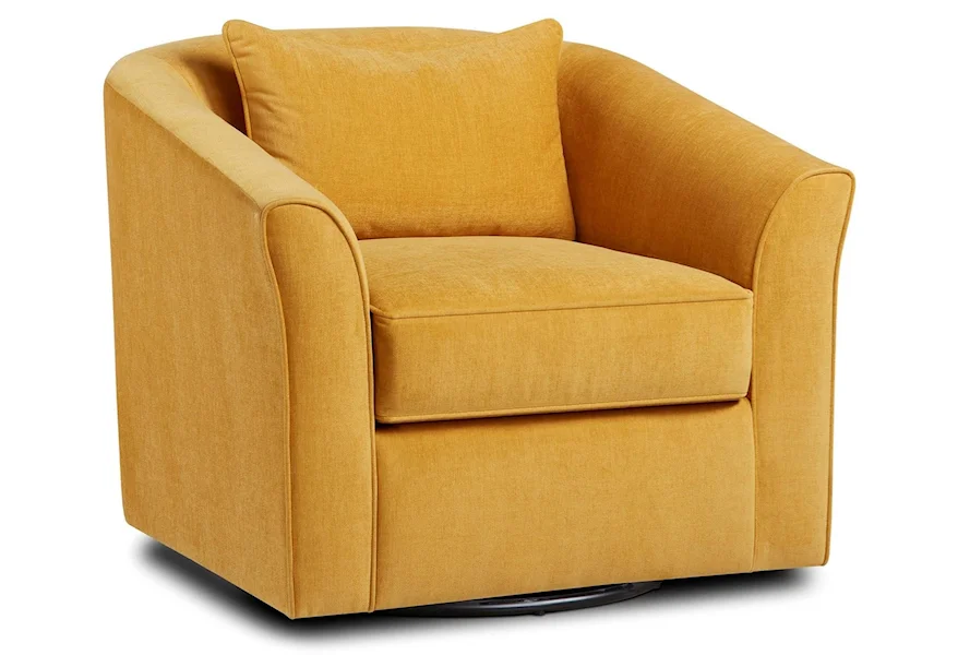 17-00KP THERON INDIGO Swivel Chair by Fusion Furniture at Furniture Barn
