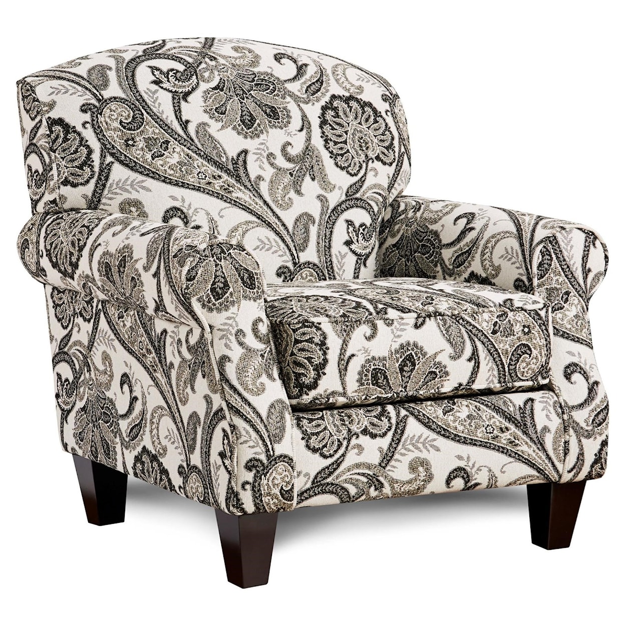 Fusion Furniture 4200-KP SHADOWFAX DOVE (REVOLUTION) Accent Chair