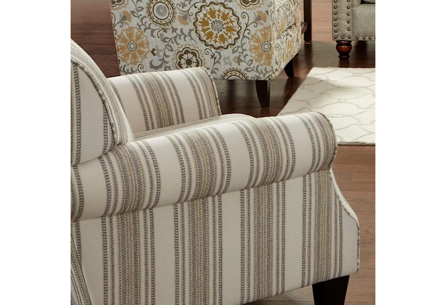 3110 ROMERO STERLING (REVOLUTION) Accent Chair by Fusion Furniture at Prime Brothers Furniture