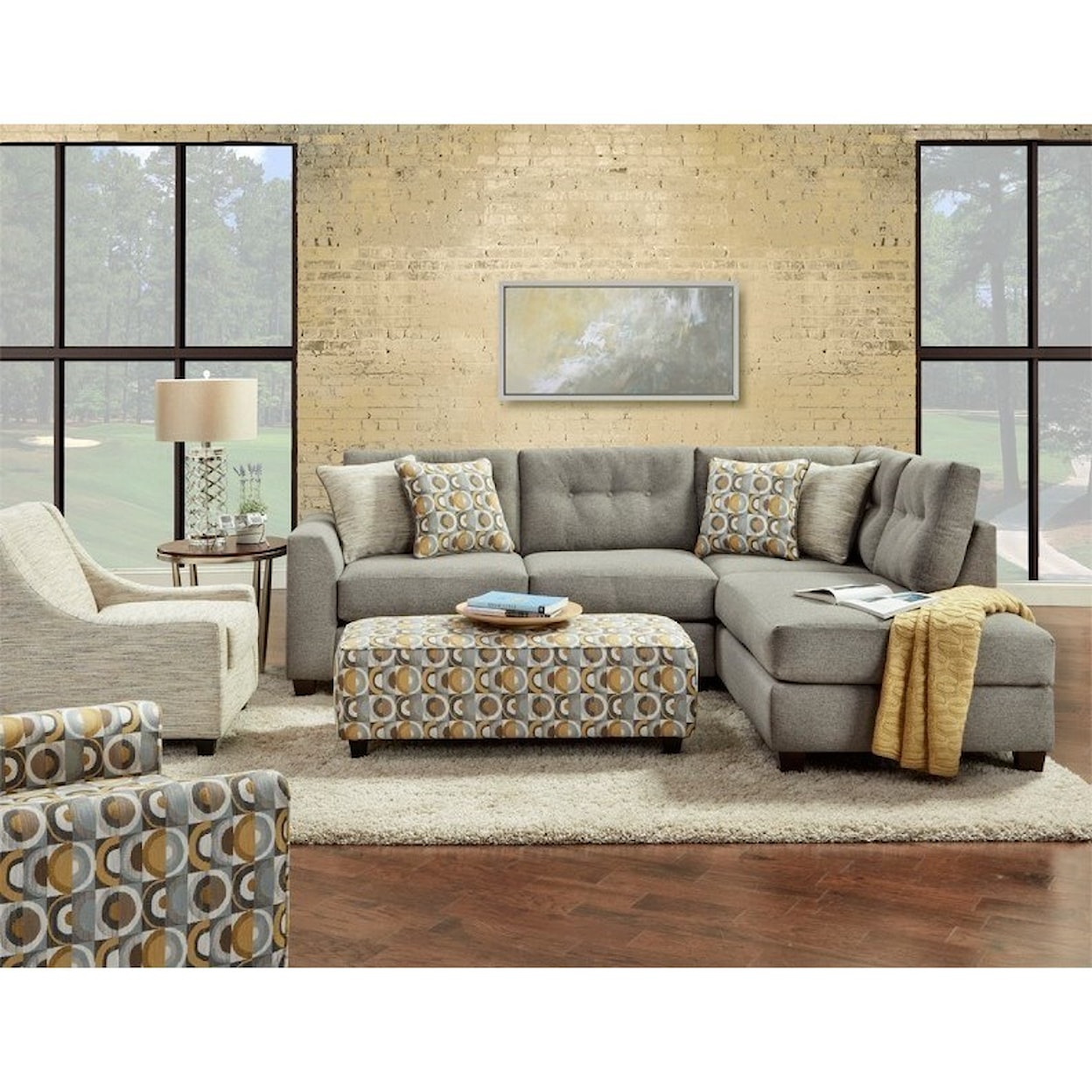 Fusion Furniture 8210-KP DILLIST MICA Accent Chair