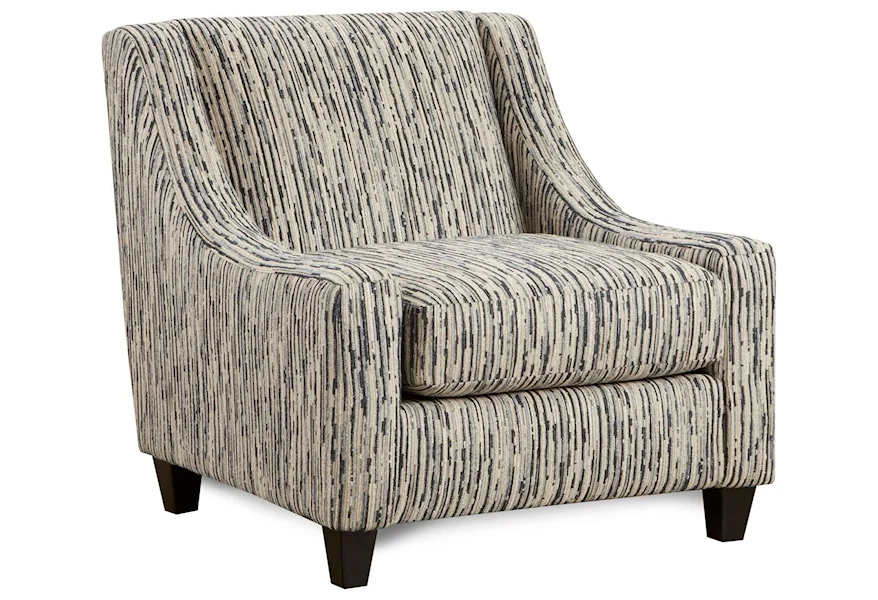 2000 HANDWOVEN LINEN Accent Chair by VFM Signature at Virginia Furniture Market