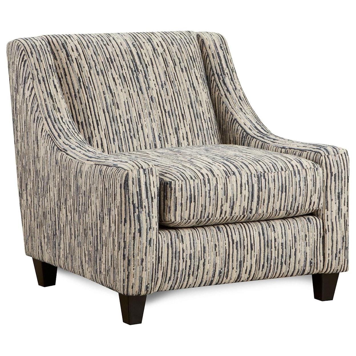Fusion Furniture 2000 HANDWOVEN LINEN Accent Chair