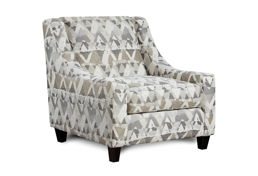 2000 ALTON SILVER Accent Chair by Fusion Furniture at Howell Furniture