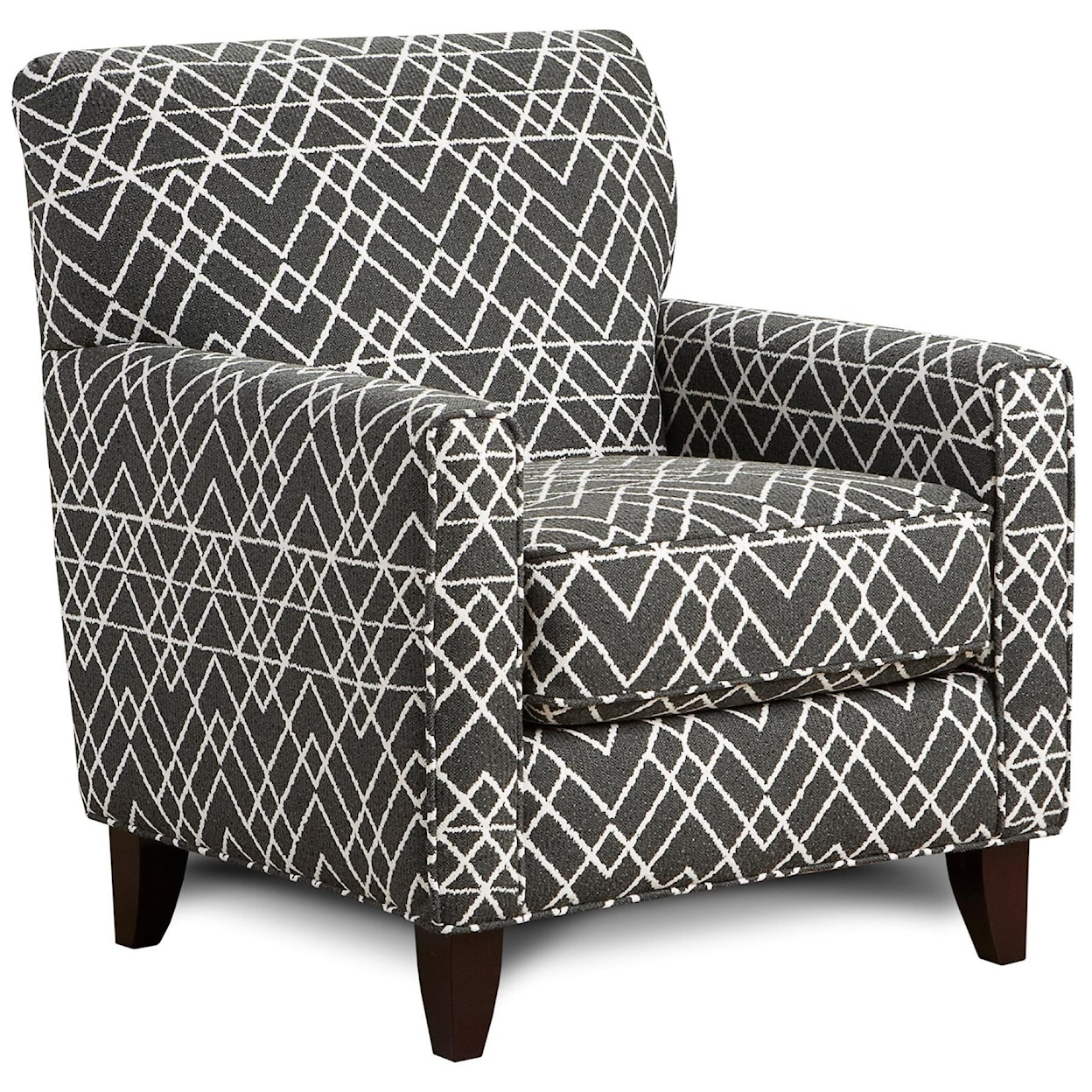 Fusion Furniture 1170 POPSTITCH SHELL (LIVESMART) Accent Chair