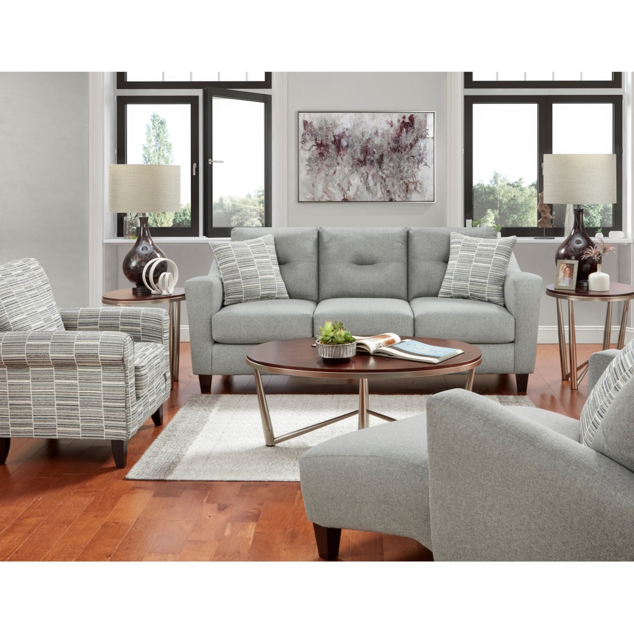 VFM Signature 8210 TNT CHARCOAL Living Room Group