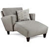Fusion Furniture 8210 TNT CHARCOAL Chaise