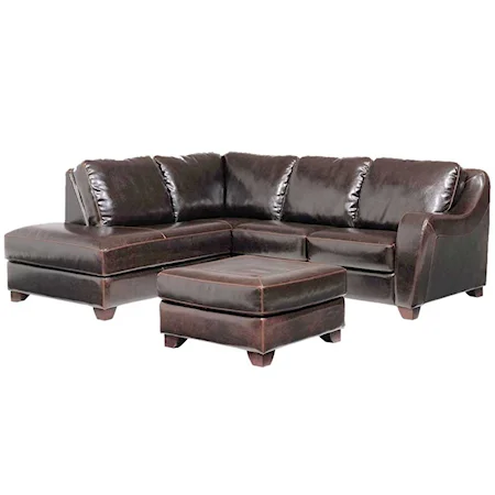 Leather Sectional Group
