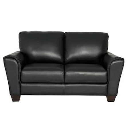 Leather Love Seat