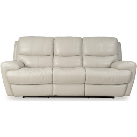 Leather Reclining Sofa