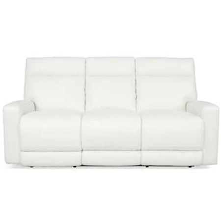 Contemporary Motion Sofa with Track Arms