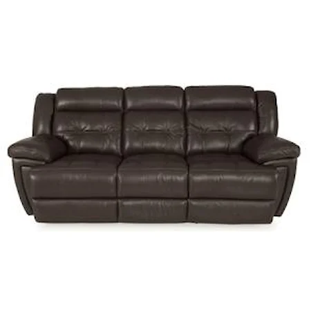 Button-Tufted Dual Reclining Sofa