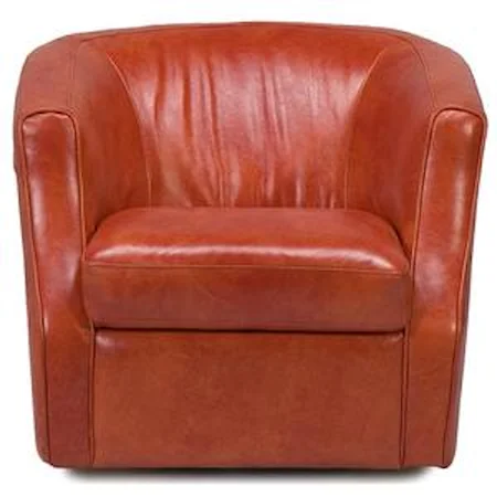 Contemporary Leather Swivel Chair