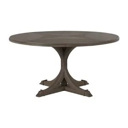 ADAMS ROUND DINING TABLE- GREY