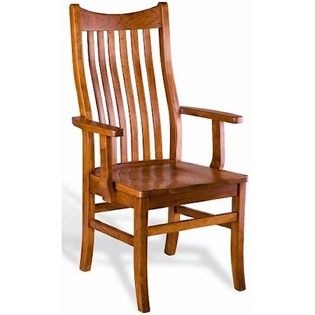 Quincy Solid Wood Dining Arm Chair
