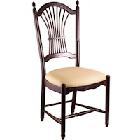 Sheaf Back Side Chair with Upholstered Seat