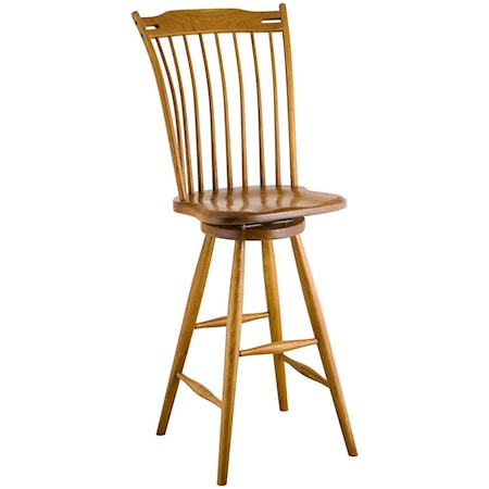 Rod Back Bar Chair