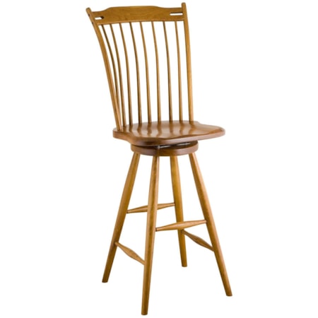 Rod Back Bar Chair