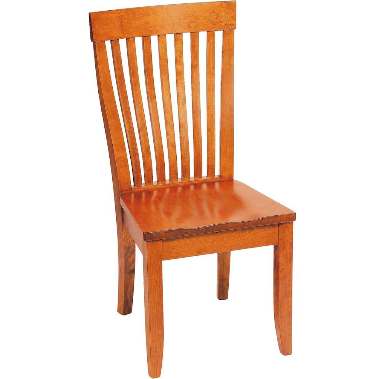 Gat Creek Dining Monterey Side Chair with Wooden Seat