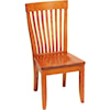 Gat Creek Dining Monterey Side Chair with Wooden Seat