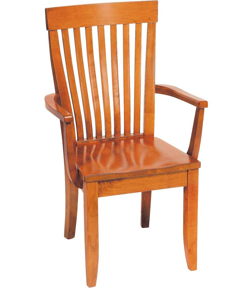 Monterey Arm Chair with Wooden Seat