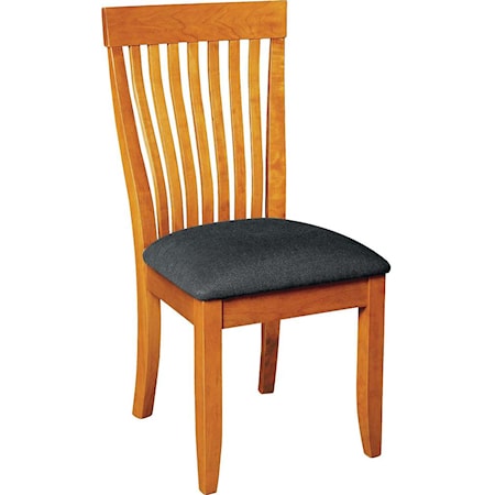 Monterey Side Chair with Upholstered Seat
