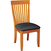 Monterey Side Chair with Upholstered Seat