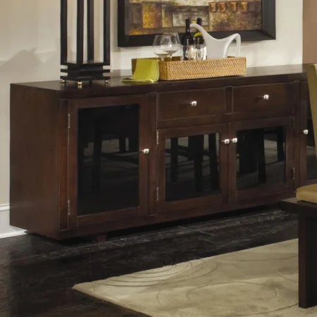 Server with 4 Doors and 2 Drawers