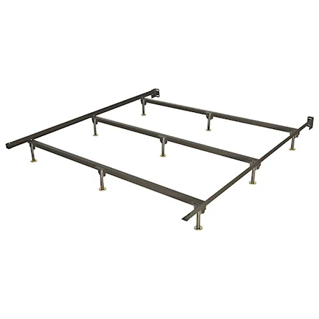 Cal King Heavy Weight Extra Support 9 Leg Bed Frame
