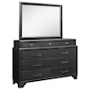 Global Furniture Jordyn Dresser and Mirror Set