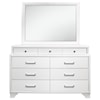 Global Furniture Jordyn Dresser and Mirror Set