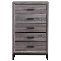 Contemporary Chest with 5 Drawers