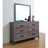 Global Furniture Kate Dresser and Mirror Set