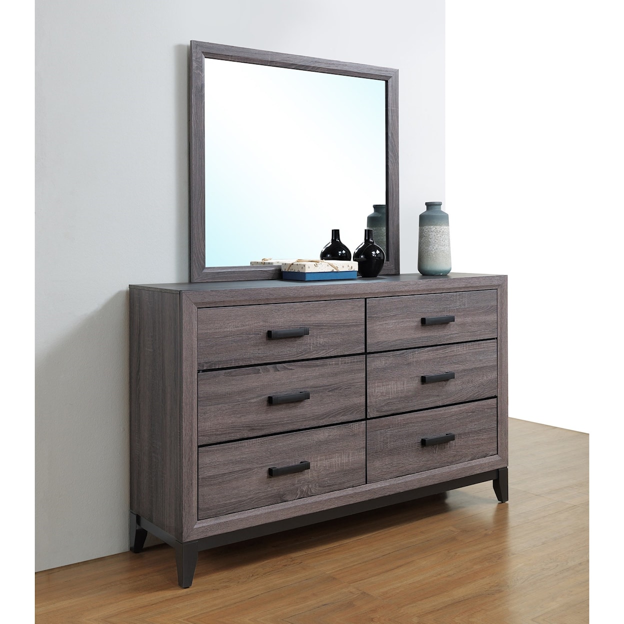 Global Furniture Kate Dresser and Mirror Set